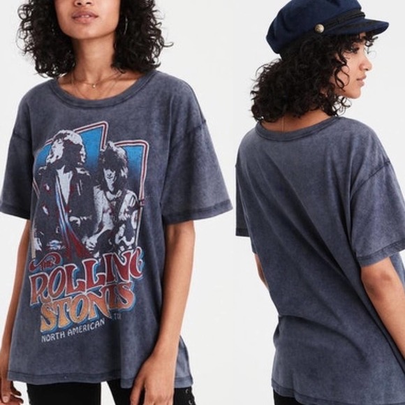 NEW AE x Rolling Stones Graphic Band Tee S - Picture 3 of 10